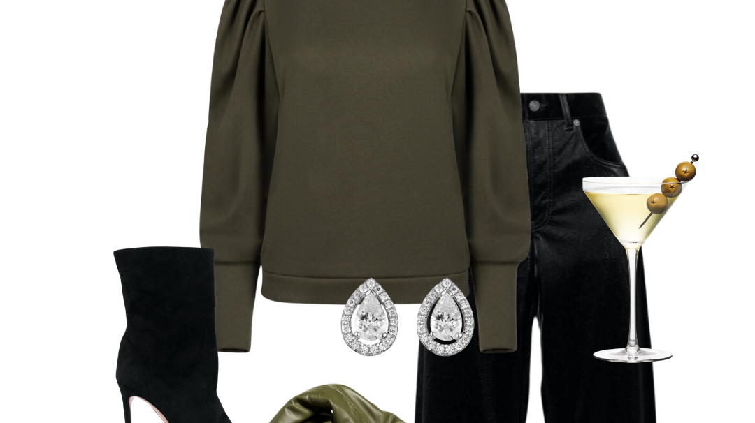 The Olive Puff Sweater Is Fall’s Must-Have
