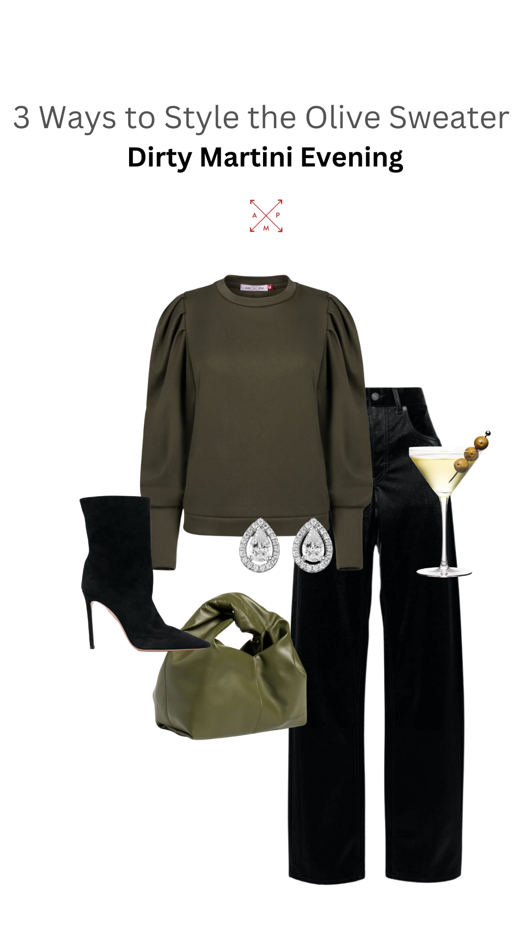 The Olive Puff Sweater Is Fall’s Must-Have